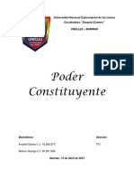INFORME D. CONSTITUCIONAL (PODER CONSTITUYENTE)