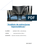 Análisis de Estructuras Hiperestaticas