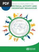 Who Guidelines On Physical Activity and Sedentary Behaviour