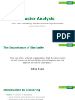 Cluster Analysis: DSCI 5240 Data Mining and Machine Learning For Business