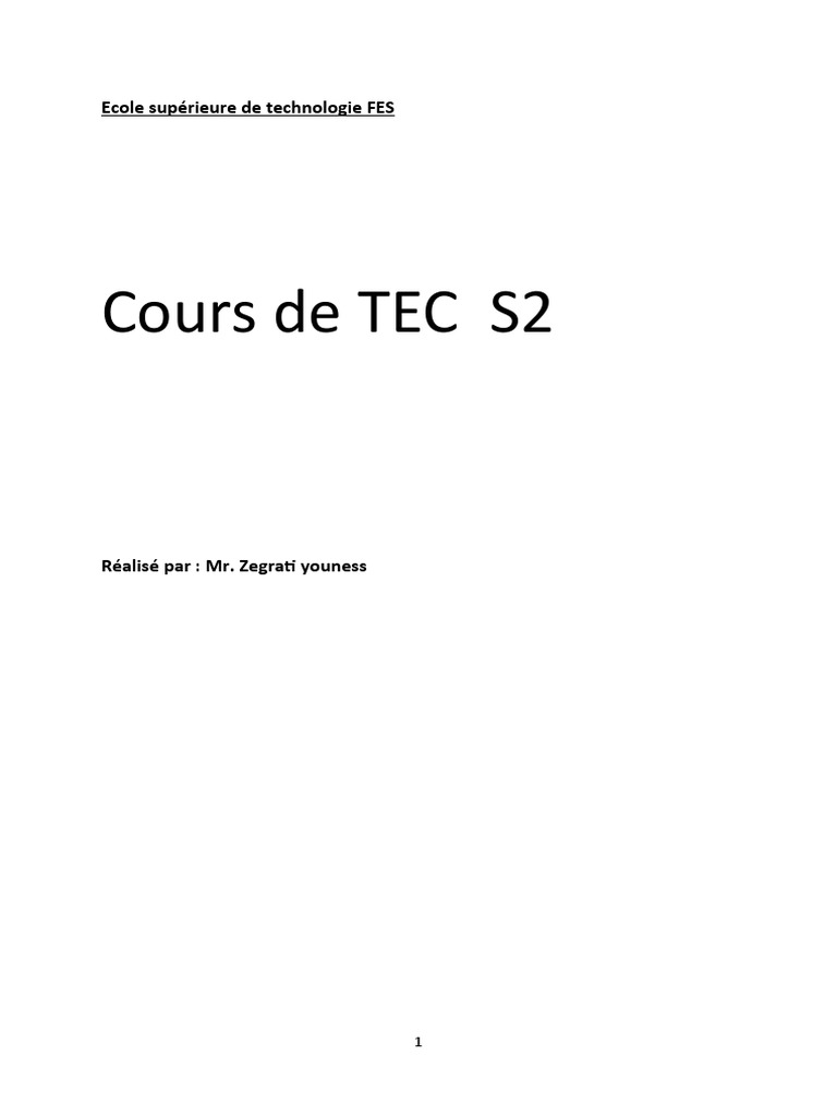 Cours Du Module Tec Pdf : Module 1 cours et exercice aide soignante – WEZE