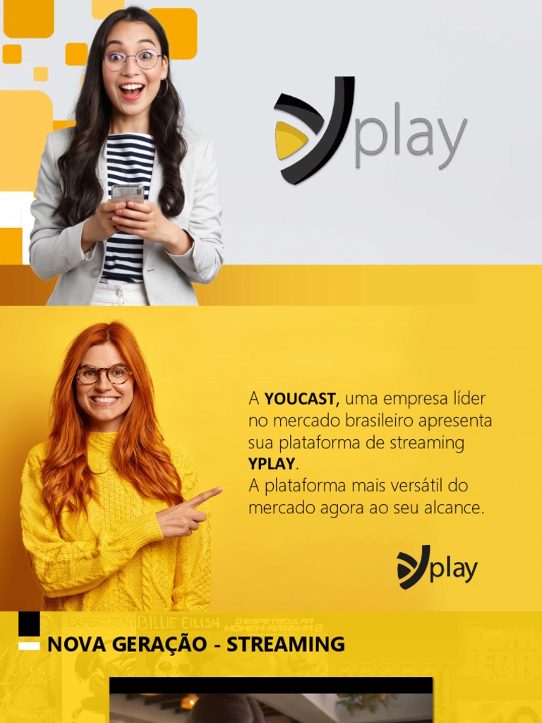 Plataforma YPLAY: Streaming Versátil | PDF | Rede de televisão | Televisão