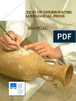 Conservation of Underwater Archaeological Finds Manual.en.Es