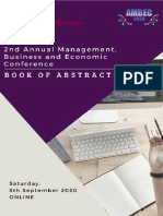 Book of Abstract 2nd AMBEC 2020