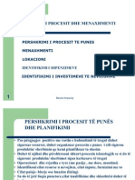 Pershkrimi I Procesit Dhe Menaxhmentit