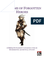 Tome of Forgotten Heroes 1