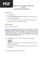 Silo - Tips Introduction To Computer Concepts Csit 100 Lab Microsoft Powerpoint