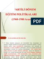 Cumhuri̇yet Dönemi̇ Eği̇ti̇m Poli̇ti̇kalari