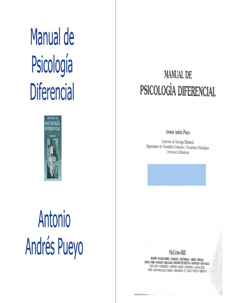 Psicología Diferencial: Conceptos Clave | PDF
