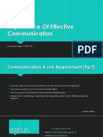 Importance of Effective Communication