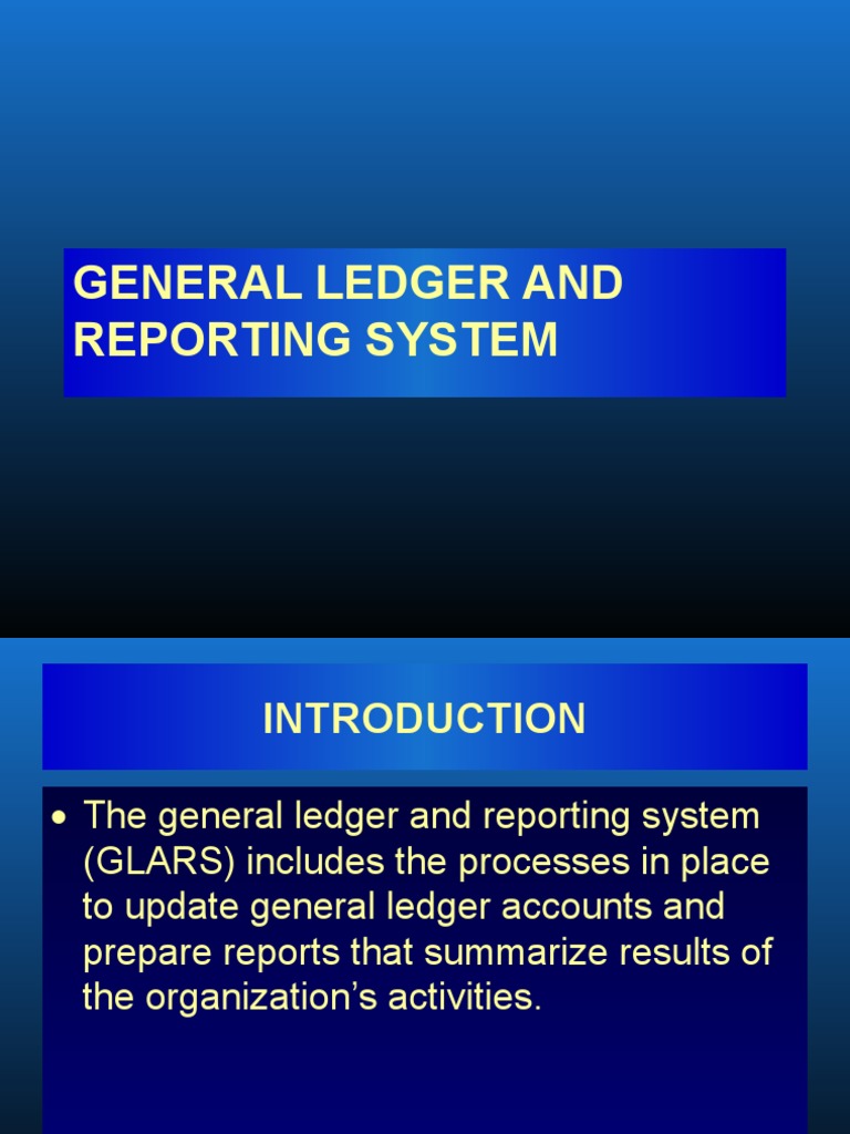 General Ledger and Reporting System Overview | PDF | Data Warehouse ...