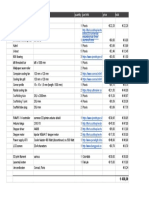 Bill of material - Filament maker 