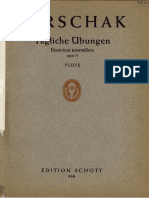 [Free Scores.com] Terschak Adolf Exercices Journaliers Gliche Studien Pour Flute Colour Cover 65910