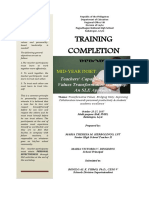 407082223 Training Completion Report Teachers Capability Workshop Docx