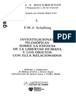 SCHELLING, F. W. J. - Investigaciones Filosóficas Sobre La Esencia de La Libertad Humana y Los Objetos Con Ella Relacionados (OCR) (Por Ganz1912)