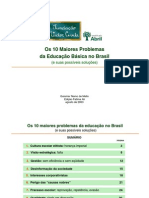 10 Maiores Problemas Da Ed Básica