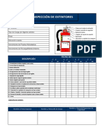 Inspección de Extintores