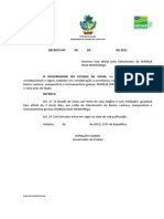 Decreto - Luto Oficial - Marília Mendonça