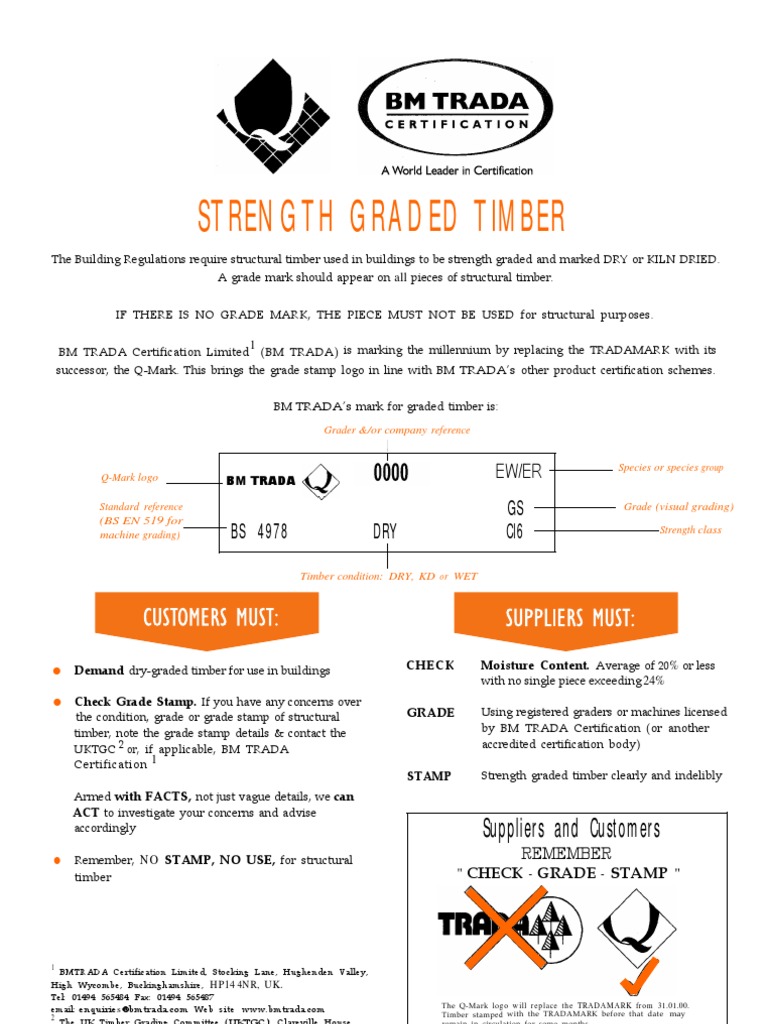 Trada 2 PDF Lumber Engineering Tolerance