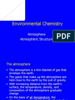 Environmental Chemistry: Atmosphere Atmospheric Structure