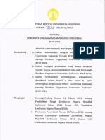 SK 2622 2019 Tentang Struktur Organisasi Universitas Indonesia 2