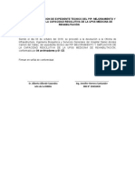 Acta de Devolucion de Expediente Tecnico Del Pip