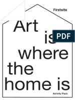 Is Where The Home Is Art: Activity Pack