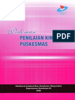 288692683 Pedoman Penilaian Kinerja Puskesmas PDF