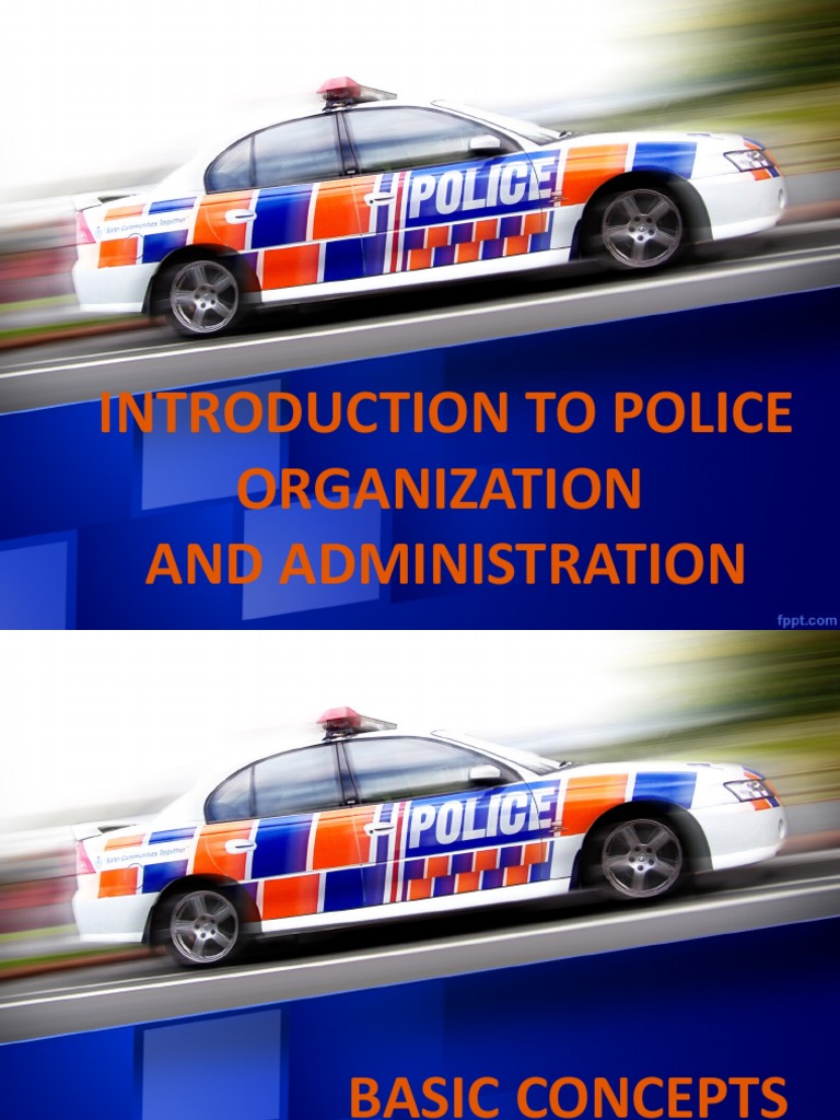 Introduction To Police Organization and Administration | Download Free ...