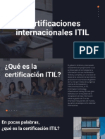Certificaciones internacionales ITIL