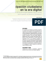 Vercelli Ariel (2013) La Participación Ciudadana en La Era Digital
