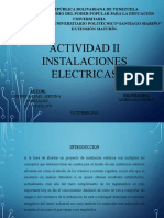ACTIVIDAD II Instalaciones Electricas
