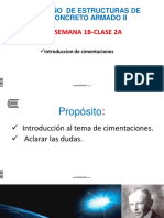 Semana 1B Clase 2a - Introduccion Cimentaciones