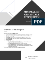 Minimalist Grayscale Pitch Deck by Slidesgo