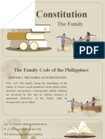 Constitutional Provisions About The Family (Enjaynes)