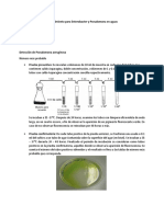 Procedimiento Para Enterobacter y Pseudomona en Aguas
