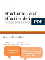 Effectuation and Effective Delivery