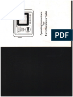 Manual book Earth Resistance Tester ST2016