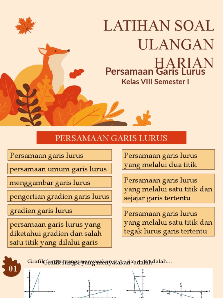 Latihan Soal UH PGL | PDF