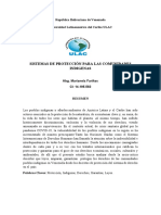 Sistemas de Protección de Las Comunidades Indigenas