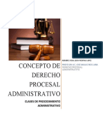 Concepto de Derecho Procesal Administrativo