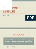 Ecuaciones Lineales