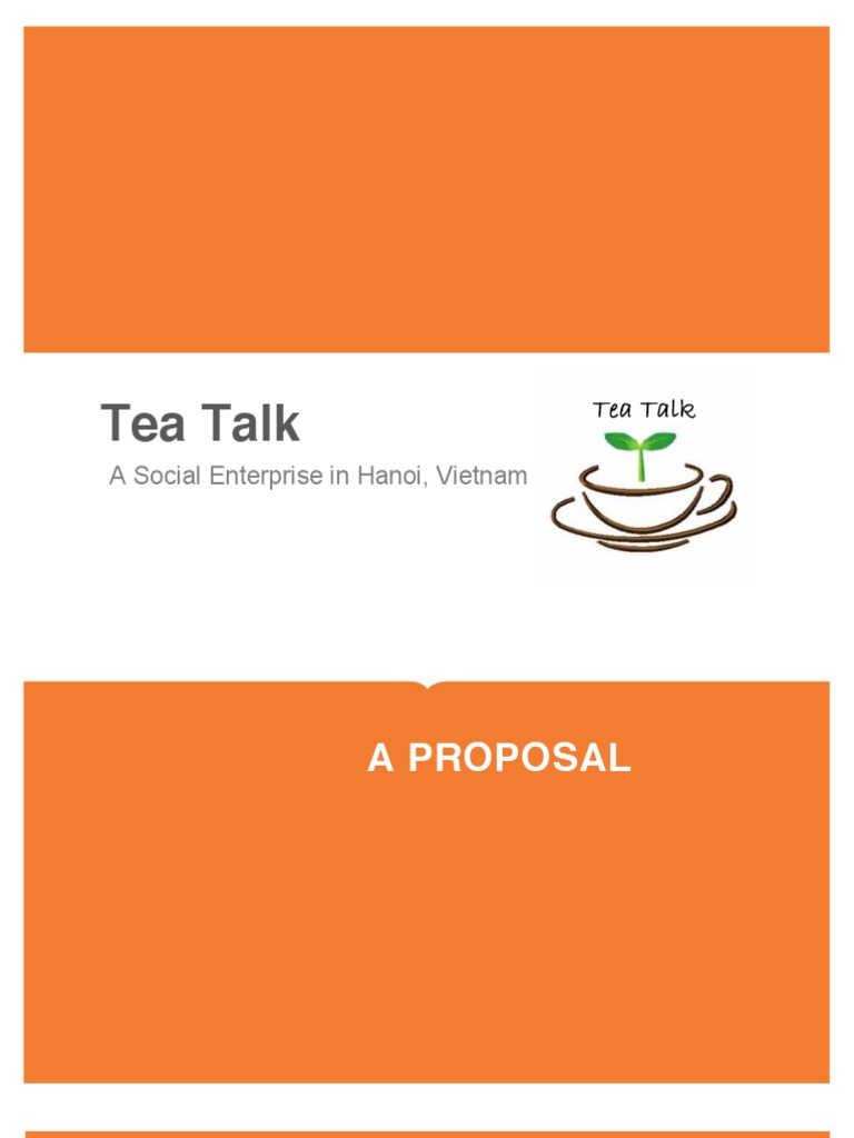 Tea Talk Concept PDF Vietnam Employment