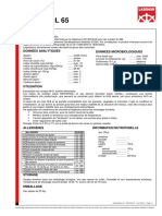 Fiche Technique NEOVEROL 65 E492 (Tristearate de Sorbitan)