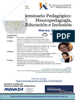 1er. Seminario Neuropedagógico Marzo 30