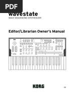 Wavestate: Editor/Librarian Owner's Manual