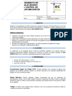 Procedimiento seguro trabajos mecánicos