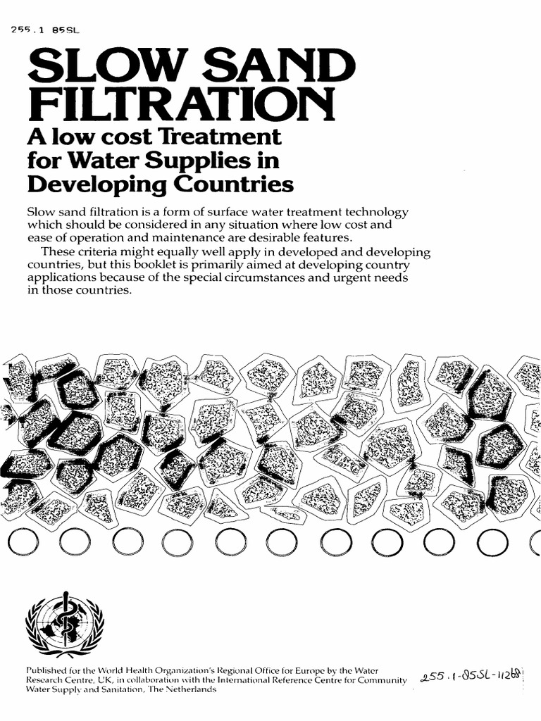 Slow Sand Filteration A Low Cost Treatment For Water Supplies in Developing Countries PDF