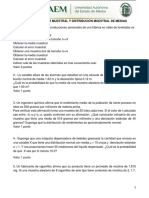 Ejercicio Error Muestral y Distribuciòn Muestra de Medias