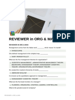 Reviewer in Org Man